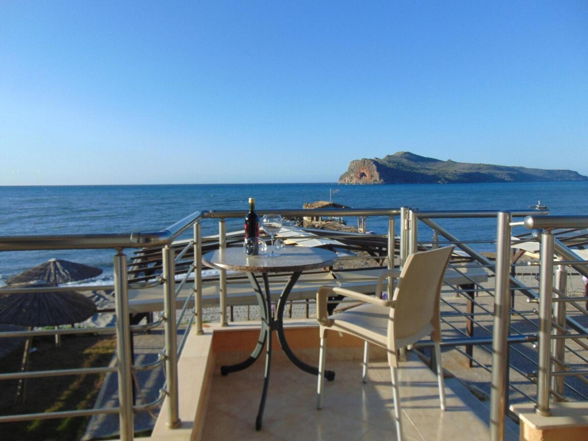 Comfy Beachfront Litinas Casa With Seaview Apartament *